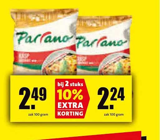 Parano zak 100 gram bij 2 stuks 10% EXTRA KORTING