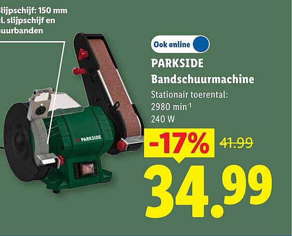 PARKSIDE Bandschuurmachine