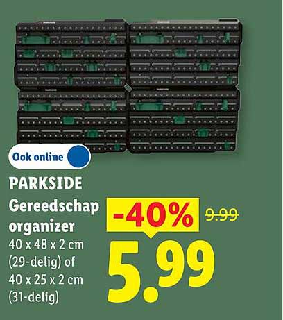 PARKSIDE Gereedschap organizer -40%