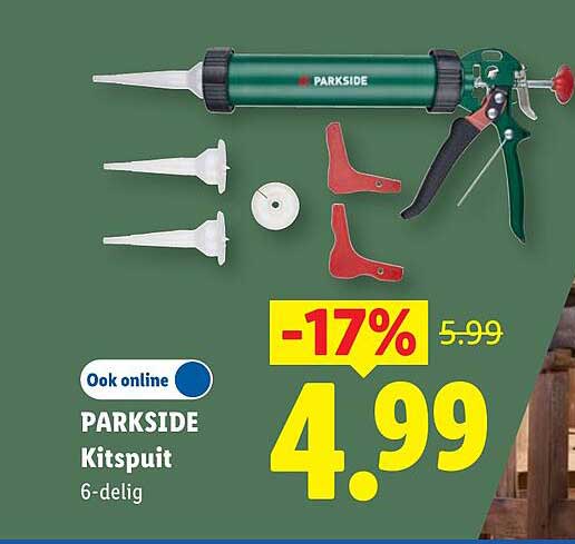 PARKSIDE Kitspuit 6-delig