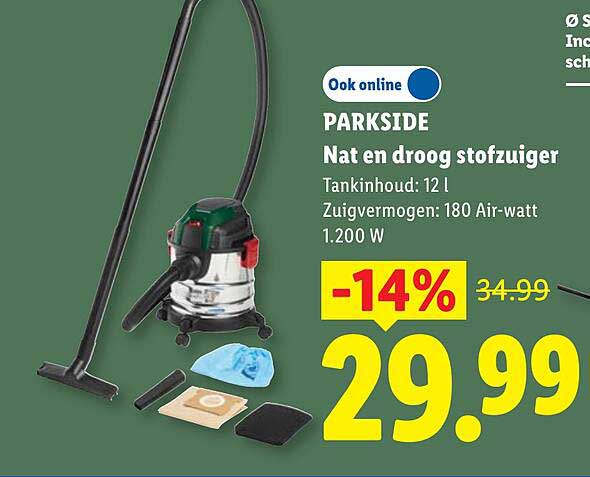 PARKSIDE Nat en droog stofzuiger