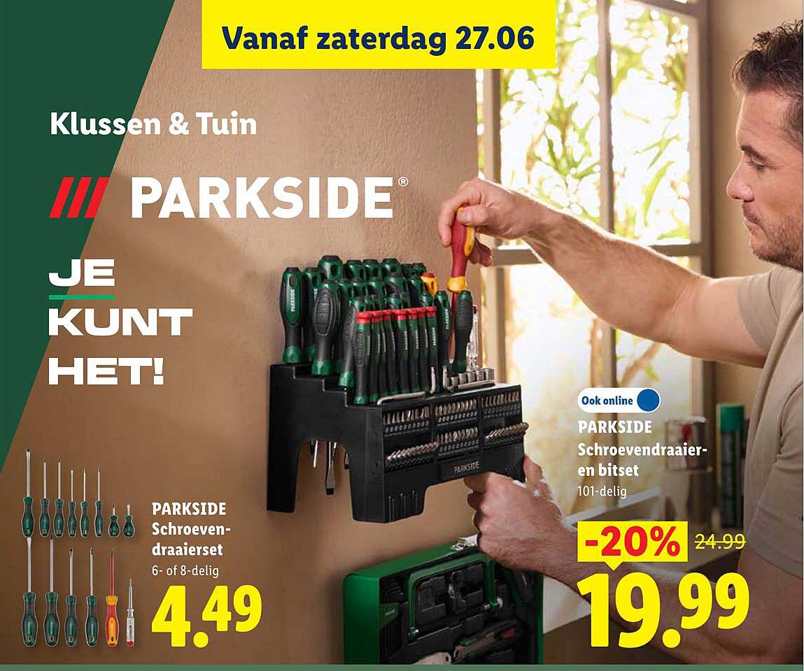 PARKSIDE Schroevendraaierset 6- of 8-delig
