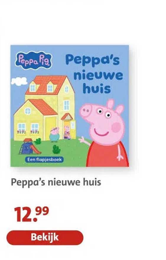 Peppa’s nieuwe huis