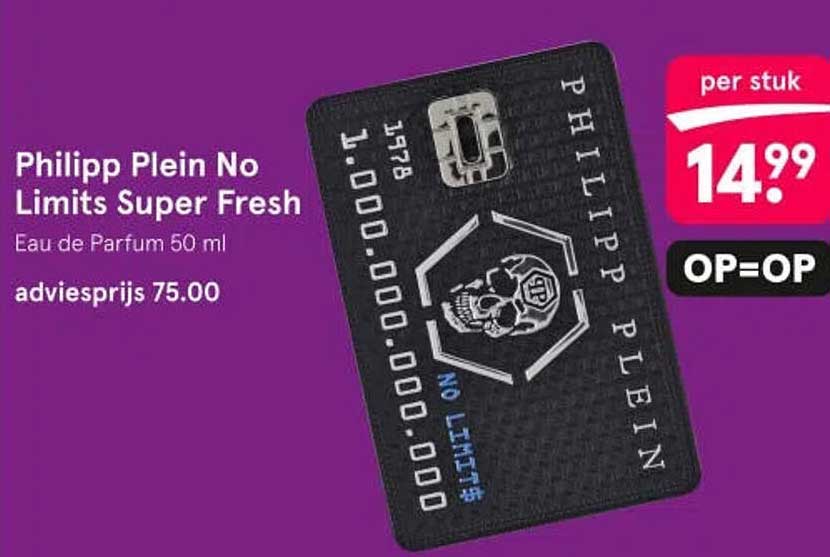 Philipp Plein No Limits Super Fresh Eau de Parfum 50 ml