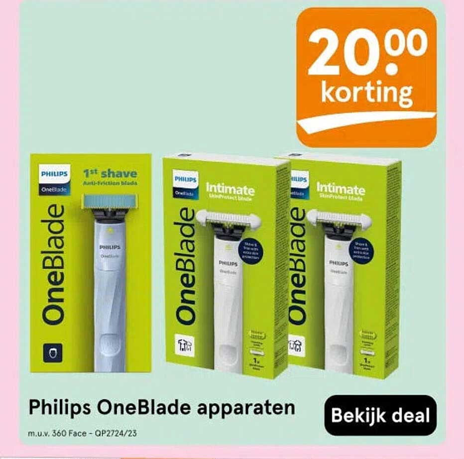 Philips OneBlade apparaten