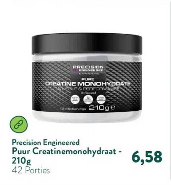 Precision Engineered Puur Creatinemonohydraat - 210g