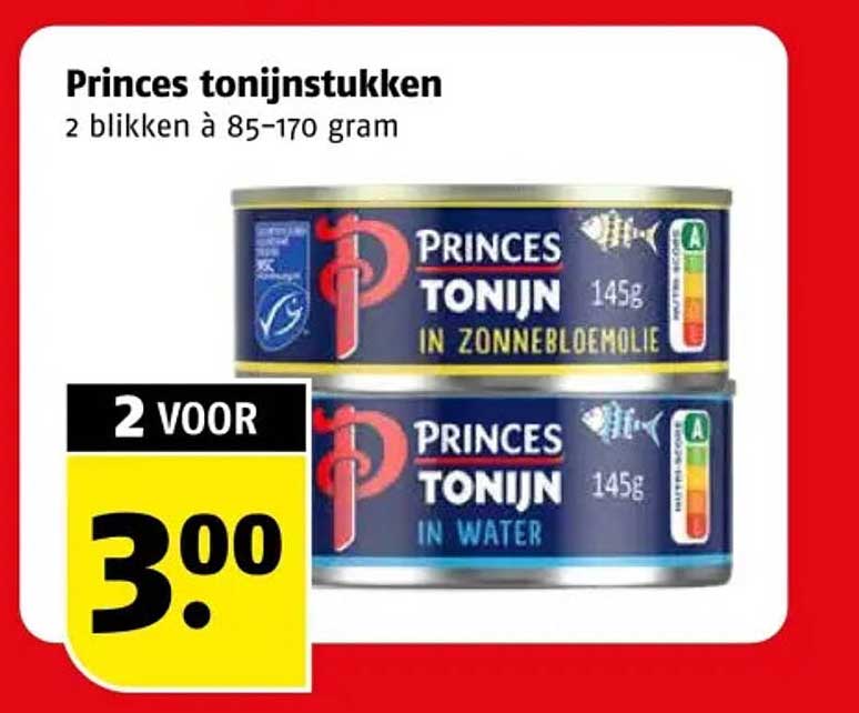 Princes tonijnstukken