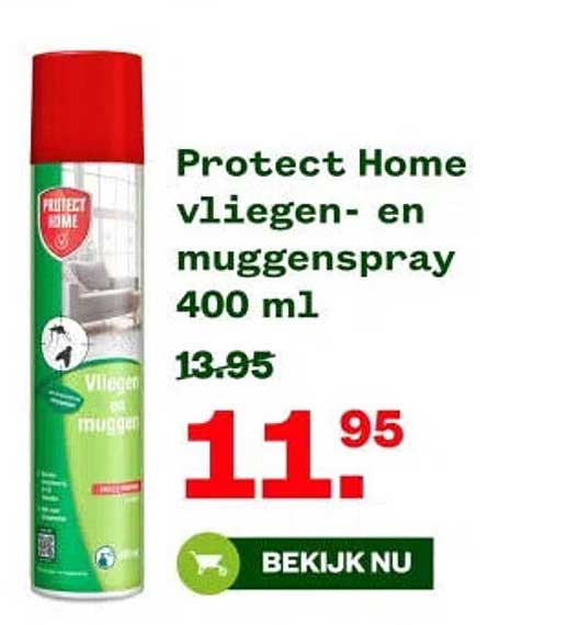 Protect Home vliegen- en muggenspray 400 ml