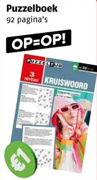 Puzzelboek 92 pagina's OP=OP!