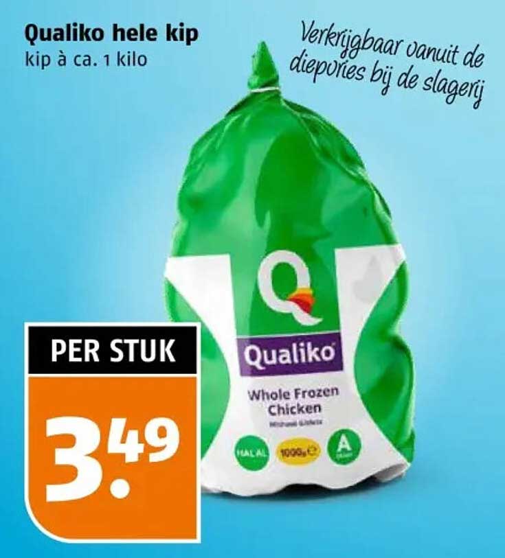 Qualiko hele kip kip à ca. 1 kilo