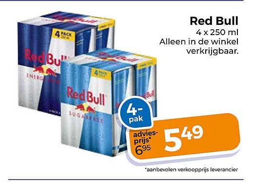Red Bull 4 x 250 ml
