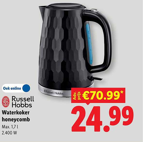 Russell Hobbs Waterkoker honeycomb