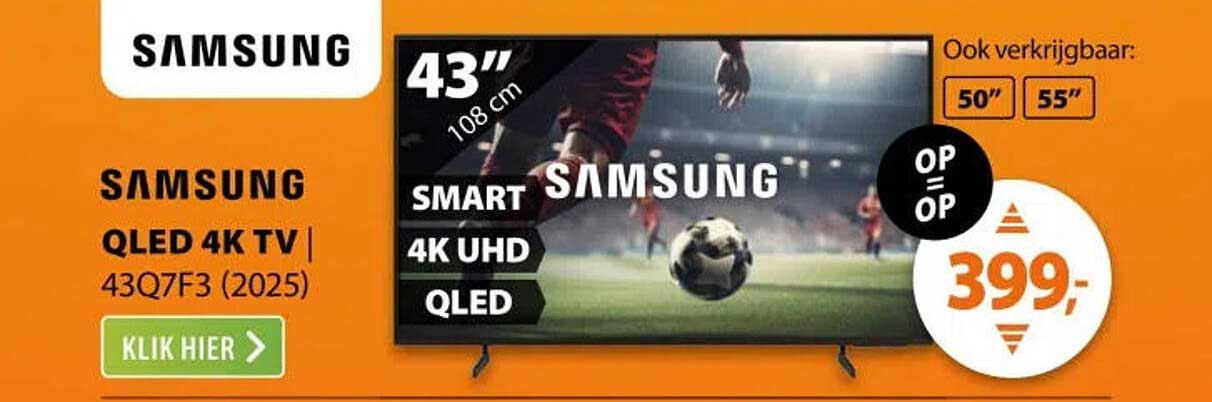 SAMSUNG QLED 4K TV | 43Q7F3 (2025)