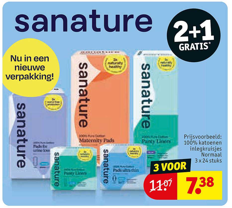 Sanature 2+1 gratis*