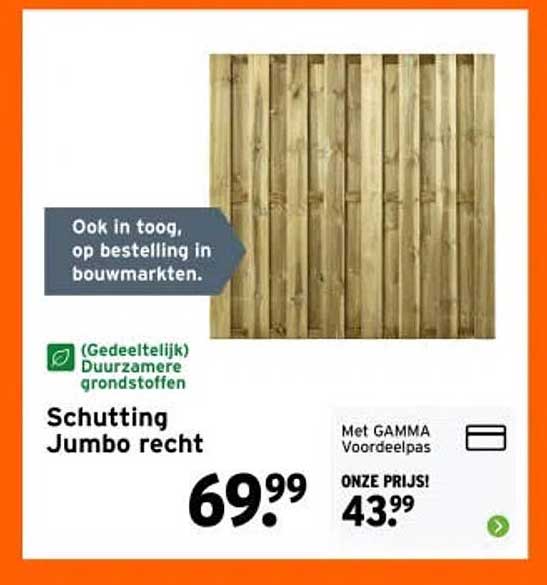 Schutting Jumbo recht