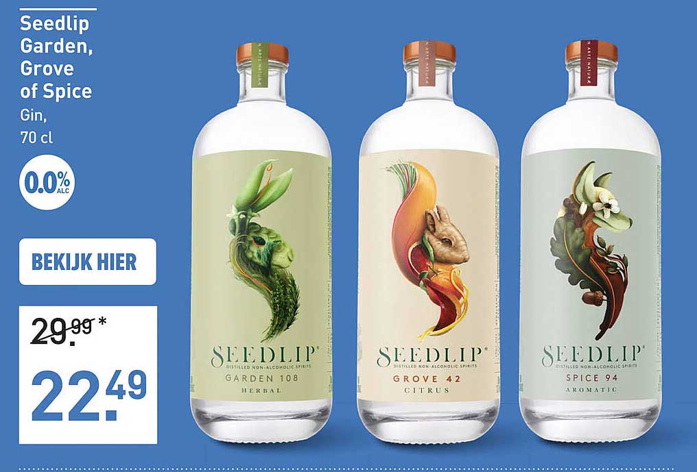 Seedlip Garden, Grove of Spice Gin, 70 cl