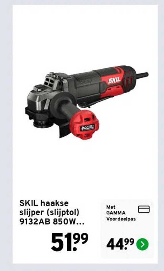 SKIL haakse slijper (slijptol) 9132AB 850W...