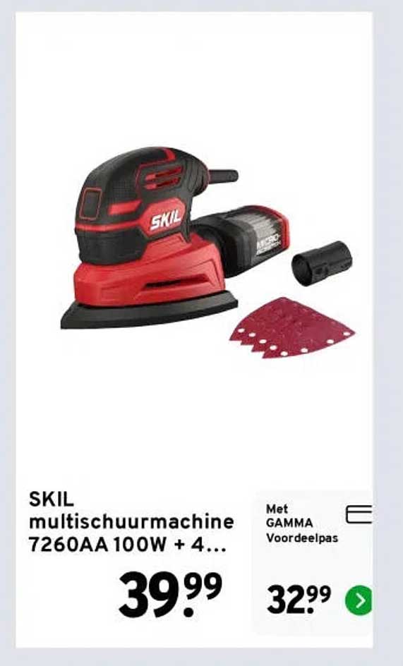 SKIL multischuurmachine 7260AA 100W + 4...