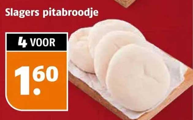 Slagers pitabroodje 4 VOOR
