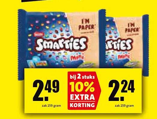 Sminties mini bij 2 stuks 10% EXTRA KORTING