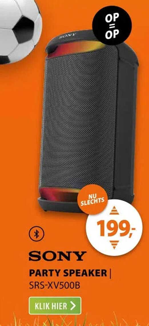 SONY PARTY SPEAKER | SRS-XV500B