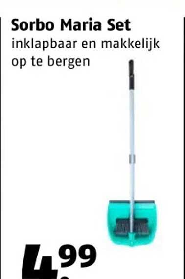 Sorbo Maria Set inklapbaar en makkelijk op te bergen