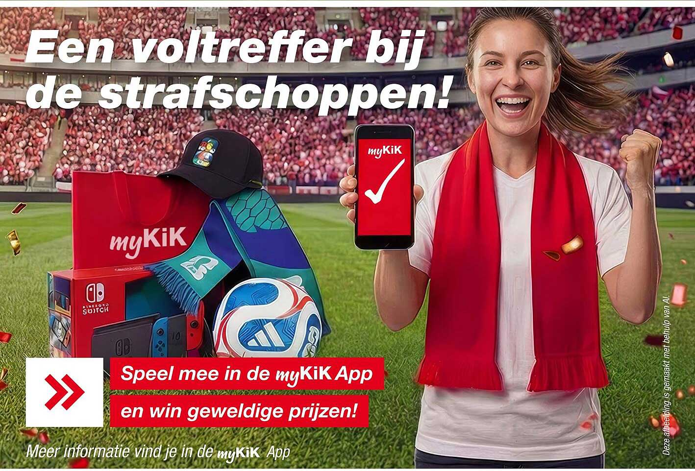 Speel mee in de myKiK App en win geweldige prijzen!