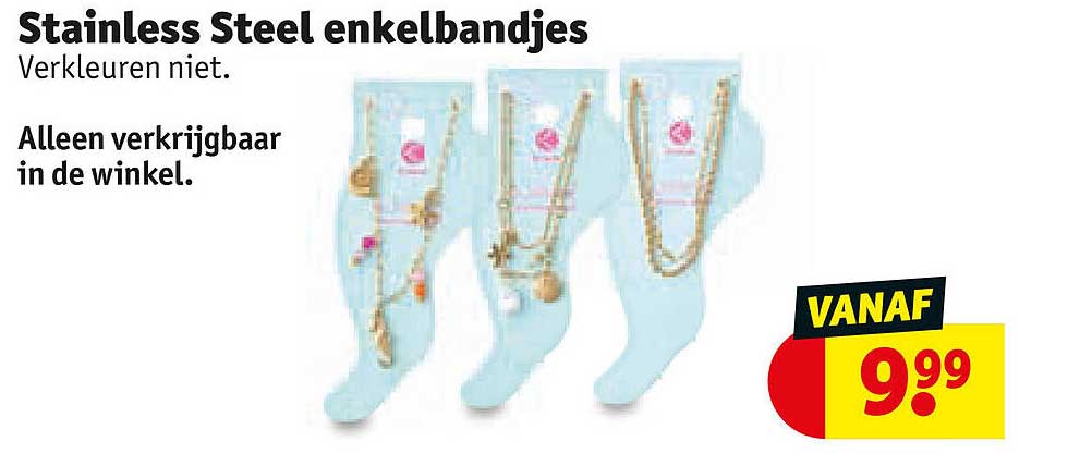 Stainless Steel enkelbandjes