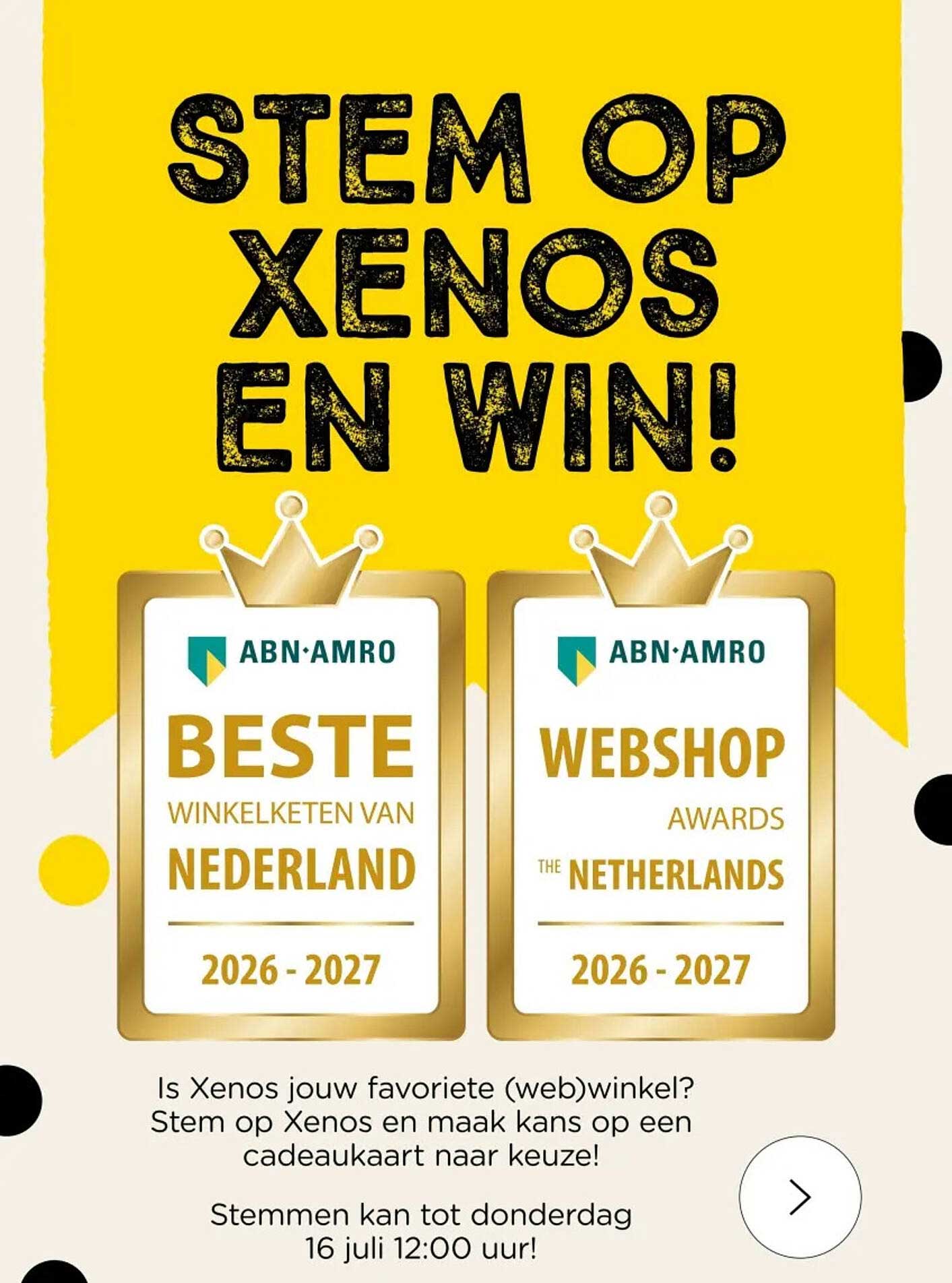 STEM OP XENOS EN WIN!