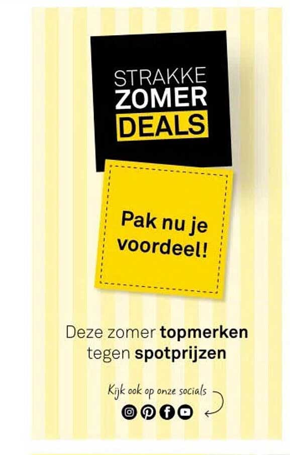 STRAKKE ZOMER DEALS