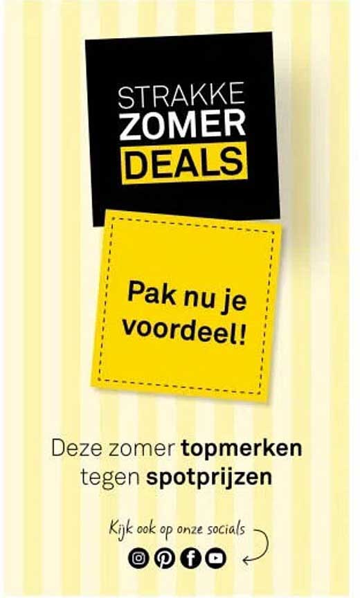 STRAKKE ZOMER DEALS