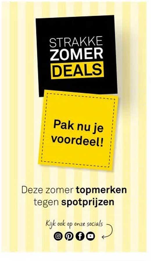 STRAKKE ZOMER DEALS