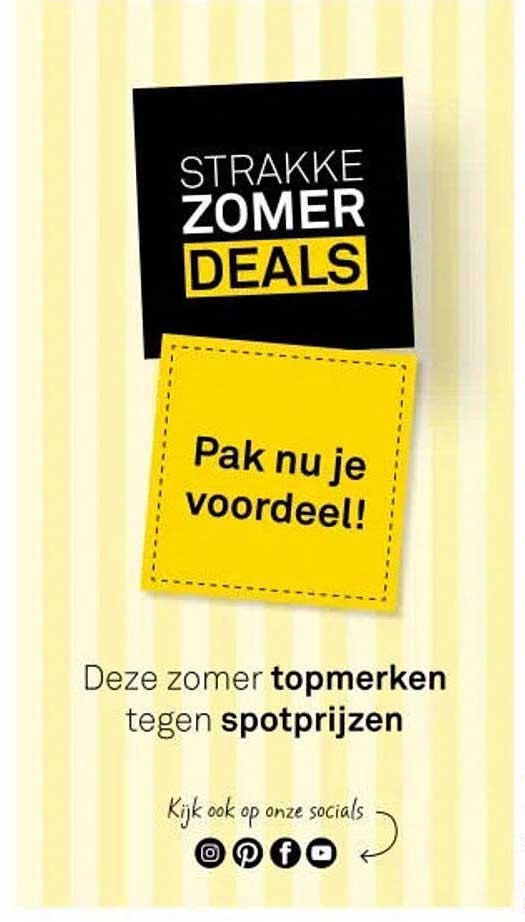 STRAKKE ZOMER DEALS