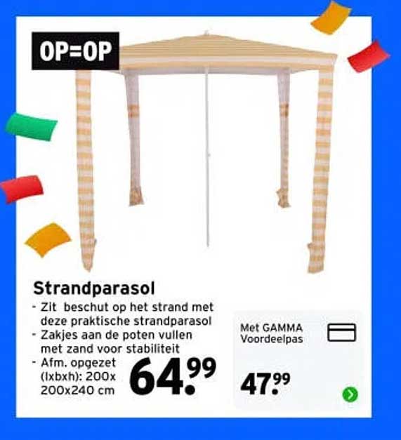 Strandparasol OP=OP