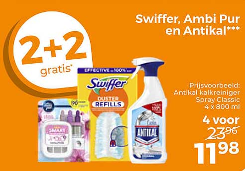 Swiffer, Ambi Pur en Antikal*** 2+2 gratis