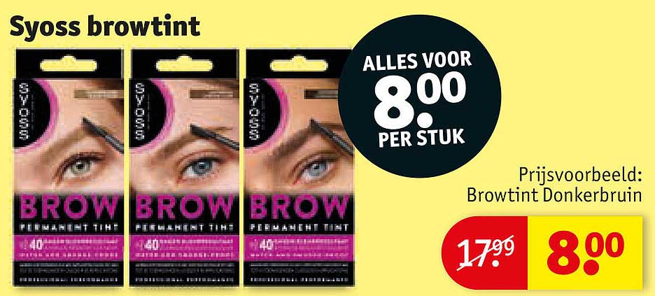 Syoss brow tint