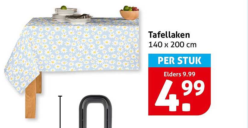 Tafellaken 140 x 200 cm PER STUK