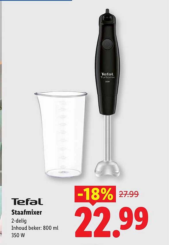 Tefal Staafmixer 2-delig -18%