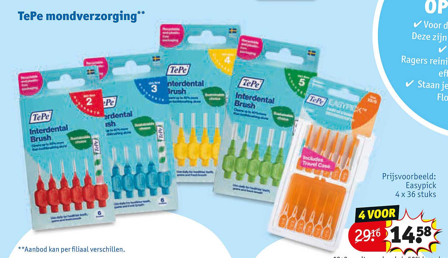 TePe mondverzorging** 4 voor