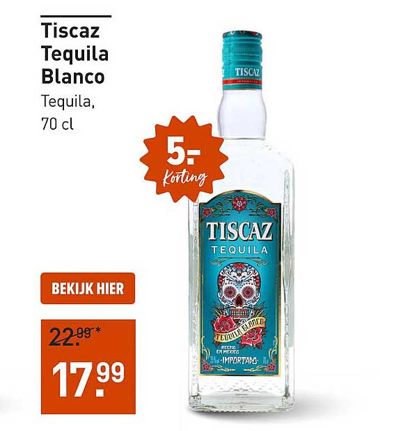 Tiscaz Tequila Blanco