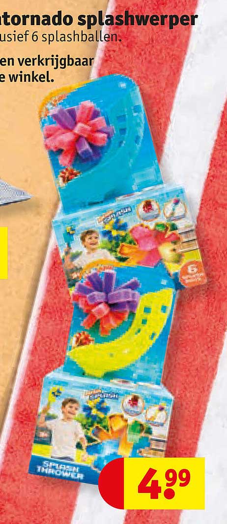 Tornado splashwerper exclusief 6 splashballen