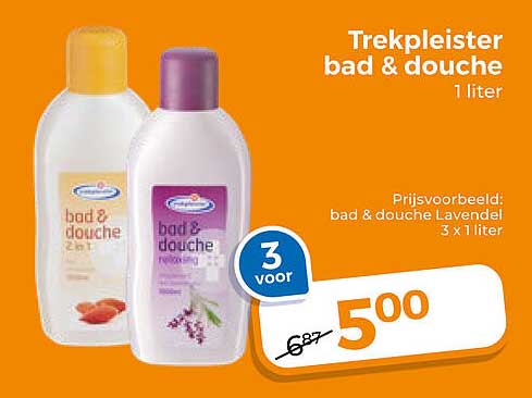 Trekpleister bad & douche 1 liter