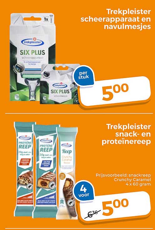 Trekpleister scheerapparaat en navulmesjes