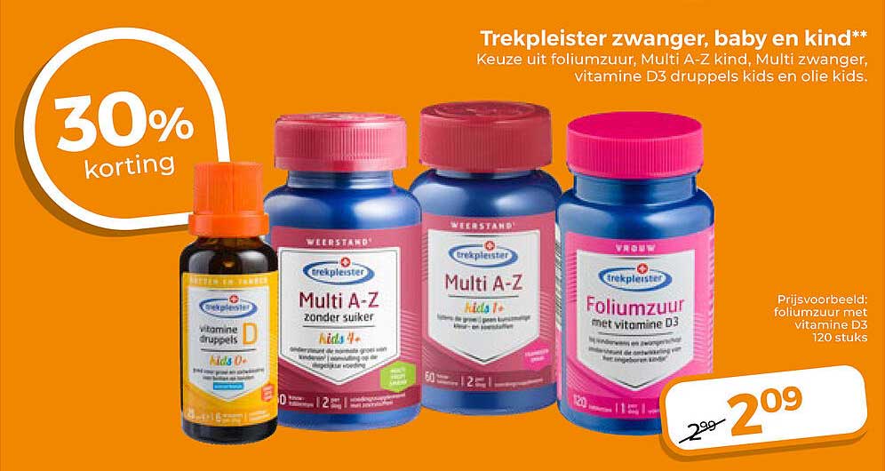 Trekpleister zwanger, baby en kind**