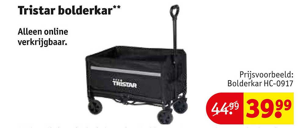 Tristar bolderkar**