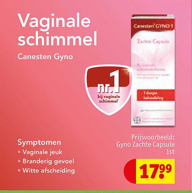 Vaginale schimmel Canesten Gyno