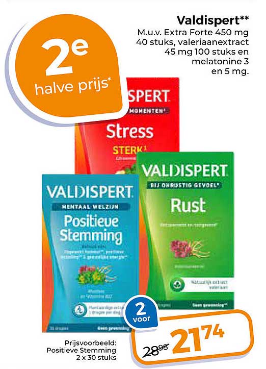Valdispert** 2e halve prijs*
