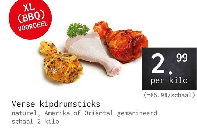 Verse kipdrumsticks