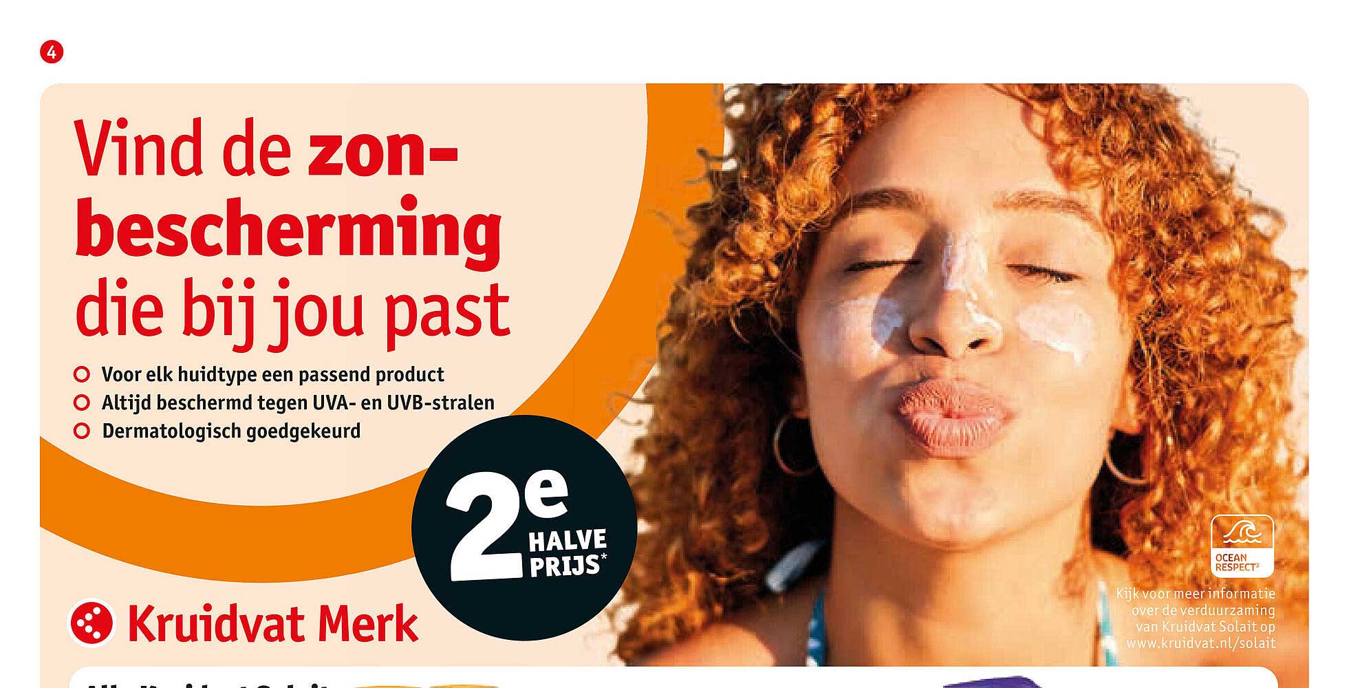 Vind de zon-bescherming die bij jou past 2e halve prijs