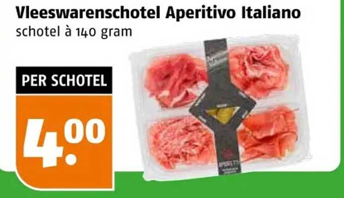 Vleeswarenschotel Aperitivo Italiano schotel à 140 gram